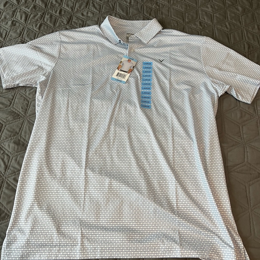 Mens L callaway polo